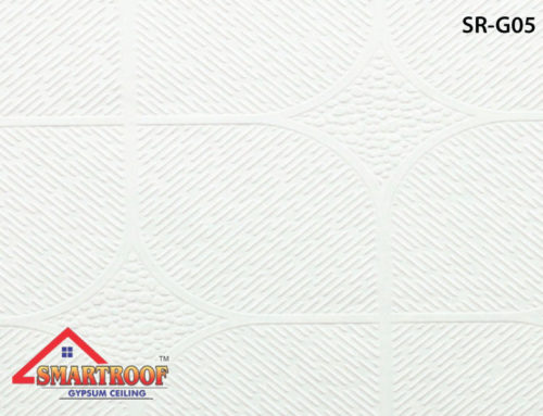 PVC Gypsum Ceiling Tiles SR-005