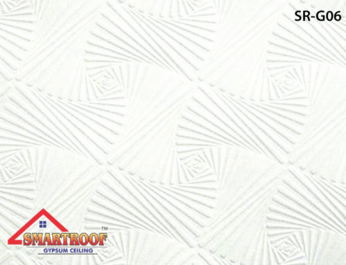 PVC Gypsum Ceiling Tiles SR-006